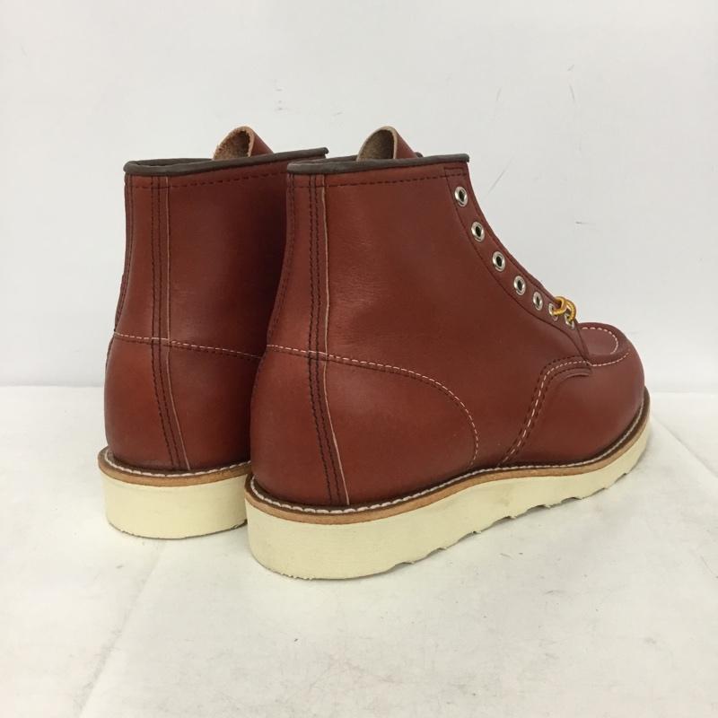 レッドウィング RED WING ブーツ ショートブーツ 8875 6インチ クラシックモック 8E 箱有 US：8 無地 茶 / ブラウン / brown メンズ USED 古着 中古 10157935