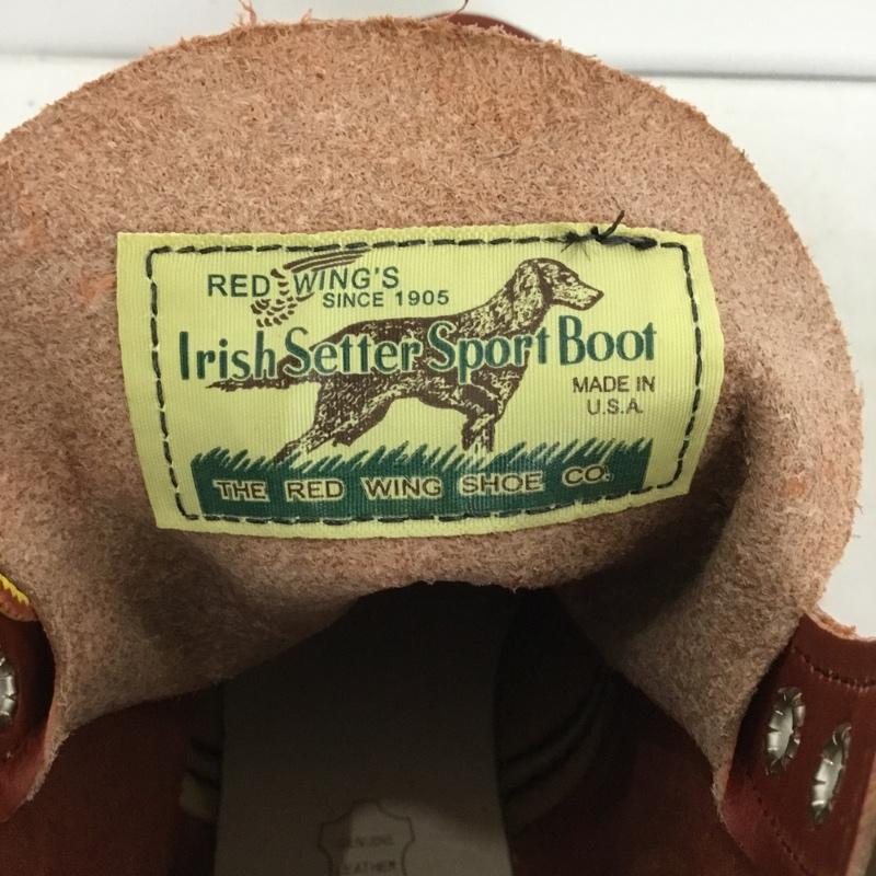 レッドウィング RED WING ブーツ ショートブーツ 8875 6インチ クラシックモック 8E 箱有 US：8 無地 茶 / ブラウン / brown メンズ USED 古着 中古 10157935