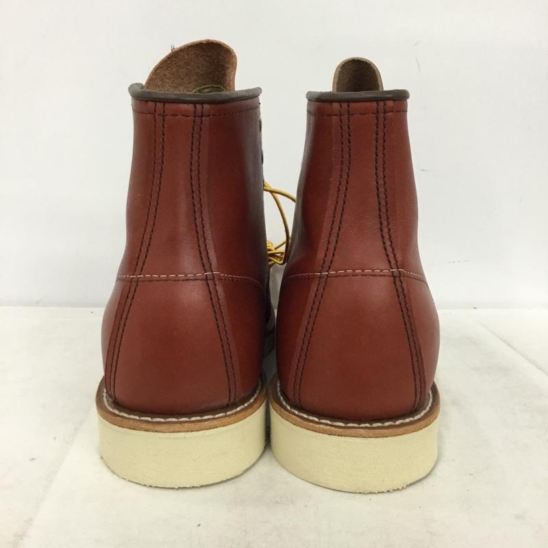 レッドウィング RED WING ブーツ ショートブーツ 8875 6インチ クラシックモック 8E 箱有 US：8 無地 茶 / ブラウン / brown メンズ USED 古着 中古 10157935