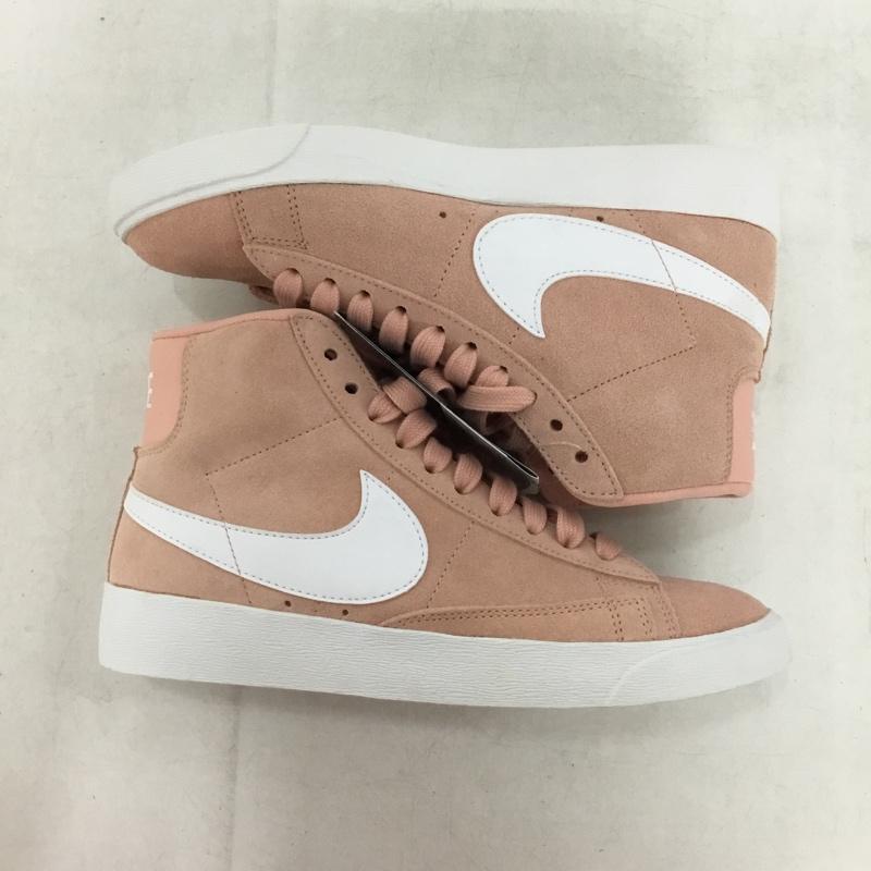 ナイキ NIKE スニーカー スニーカー AV9376-602 BLAZER MID VINTAGE SUEDE 22.5cm 箱有 22.5cm ロゴ、文字 桃 / ピンク / pink X 白 / ホワイト / white レディース USED 古着 中古 10157936