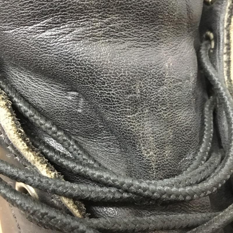 レッドウィング RED WING ブーツ ショートブーツ ワークブーツ 7D 無地 黒 / ブラック / black メンズ USED 古着 中古 10157938
