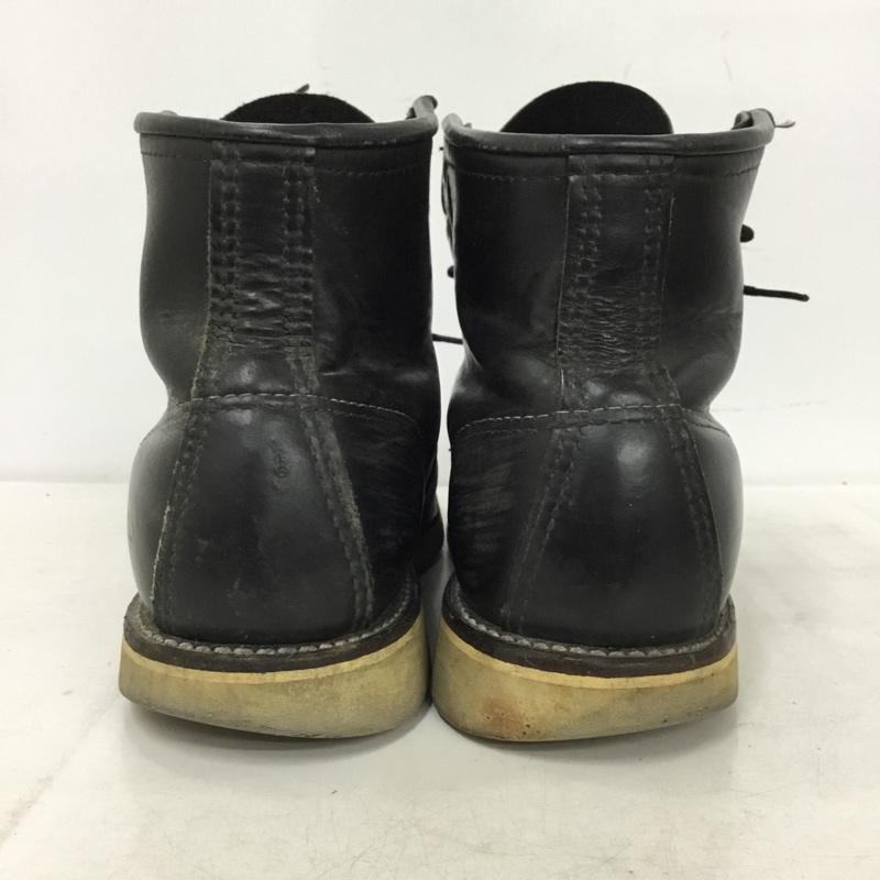 レッドウィング RED WING ブーツ ショートブーツ ワークブーツ 7D 無地 黒 / ブラック / black メンズ USED 古着 中古 10157938