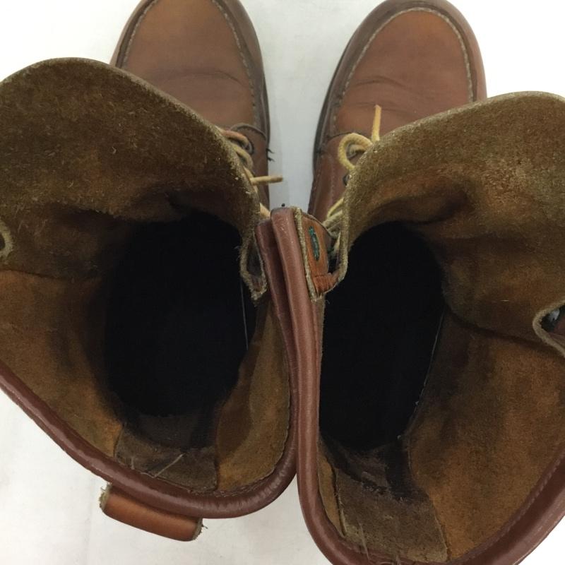 レッドウィング RED WING ブーツ 一般 09126 877 8インチ クラシックモック 7D ロゴ、文字 茶 / ブラウン / brown メンズ USED 古着 中古 10157939