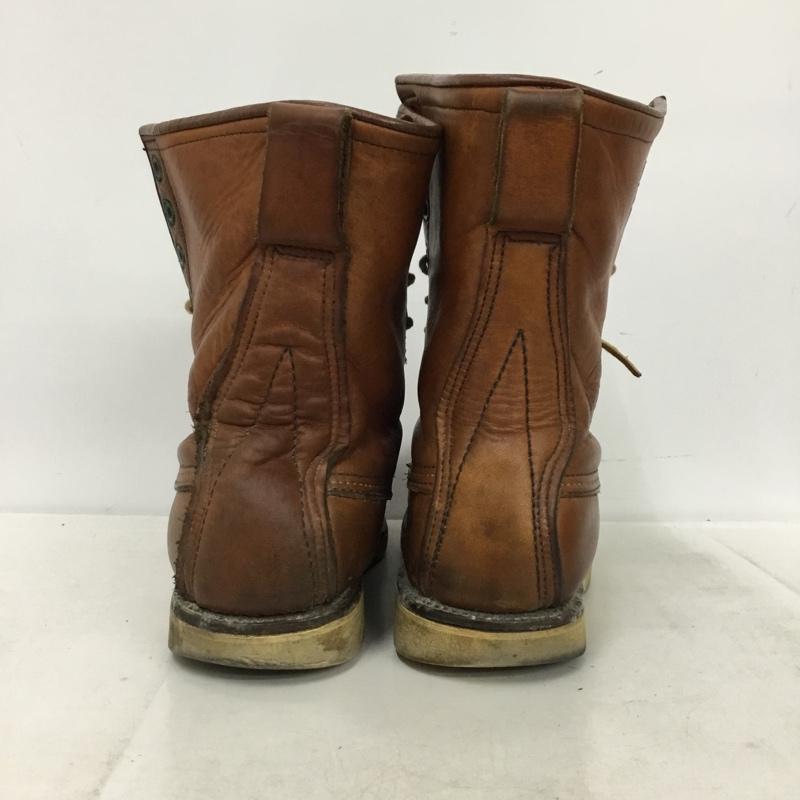 レッドウィング RED WING ブーツ 一般 09126 877 8インチ クラシックモック 7D ロゴ、文字 茶 / ブラウン / brown メンズ USED 古着 中古 10157939