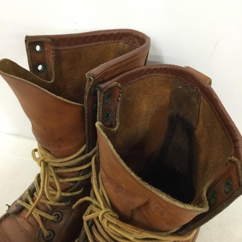 レッドウィング RED WING ブーツ 一般 09126 877 8インチ クラシックモック 7D ロゴ、文字 茶 / ブラウン / brown メンズ USED 古着 中古 10157939