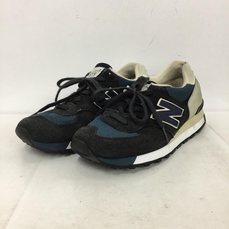 ニューバランス New Balance スニーカー スニーカー M575SNG MADE IN ENGLAND UK製 UK8 US：8 ロゴ、文字 紺 / ネイビー / navy X 灰 / グレー / gray メンズ USED 古着 中古 10157943