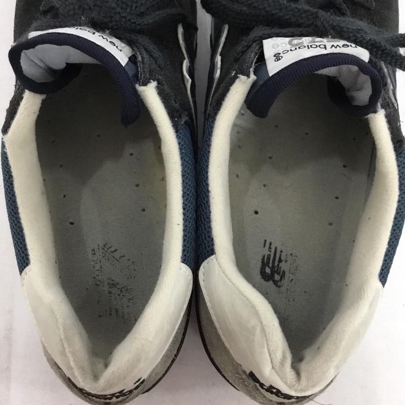 ニューバランス New Balance スニーカー スニーカー M575SNG MADE IN ENGLAND UK製 UK8 US：8 ロゴ、文字 紺 / ネイビー / navy X 灰 / グレー / gray メンズ USED 古着 中古 10157943
