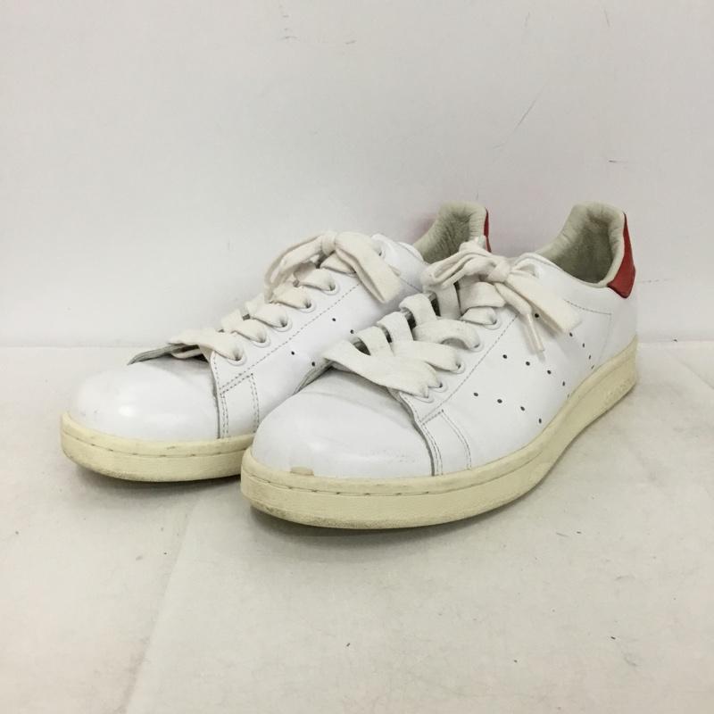 アディダス adidas スニーカー スニーカー B25363 STAN SMITH 27.5cm 27.5cm ロゴ、文字 白 / ホワイト / white X 赤 / レッド / red メンズ USED 古着 中古 10157944