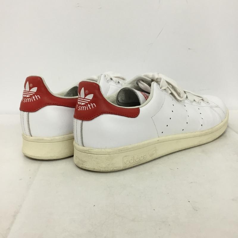 アディダス adidas スニーカー スニーカー B25363 STAN SMITH 27.5cm 27.5cm ロゴ、文字 白 / ホワイト / white X 赤 / レッド / red メンズ USED 古着 中古 10157944