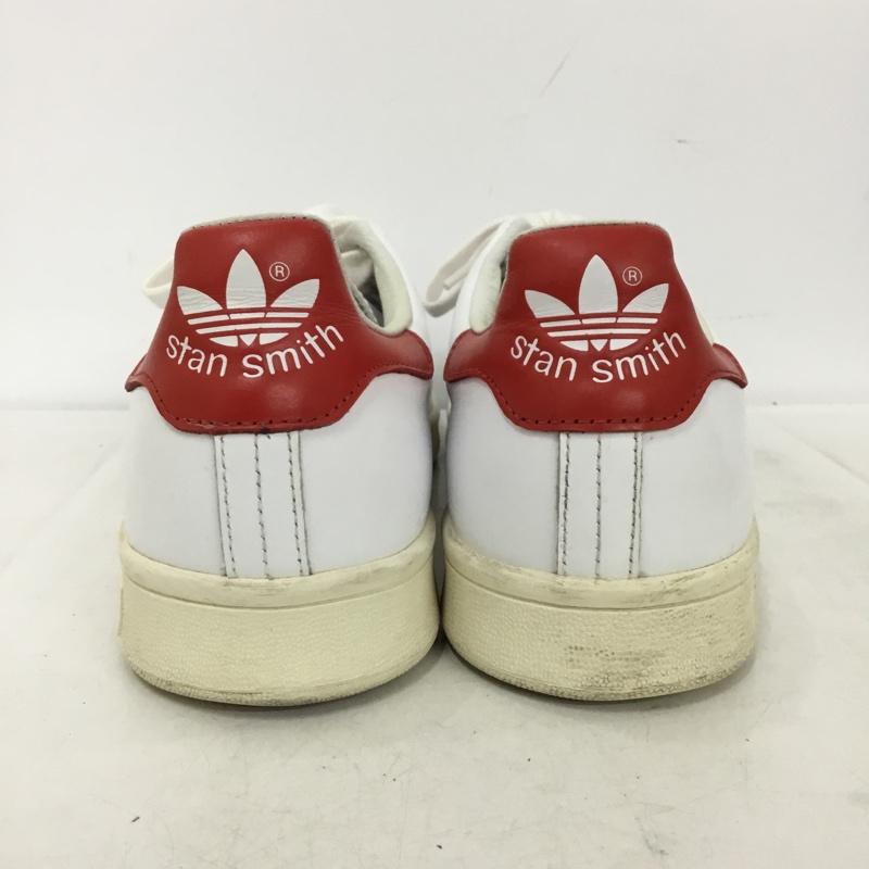 アディダス adidas スニーカー スニーカー B25363 STAN SMITH 27.5cm 27.5cm ロゴ、文字 白 / ホワイト / white X 赤 / レッド / red メンズ USED 古着 中古 10157944