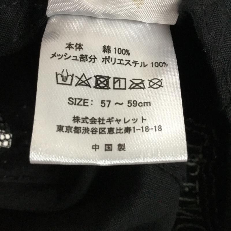 アヴィレックス AVIREX 帽子 キャップ メッシュ ワークキャップ ロゴ、文字 黒 / ブラック / black X 灰 / グレー / gray メンズ USED 古着 中古 10157946