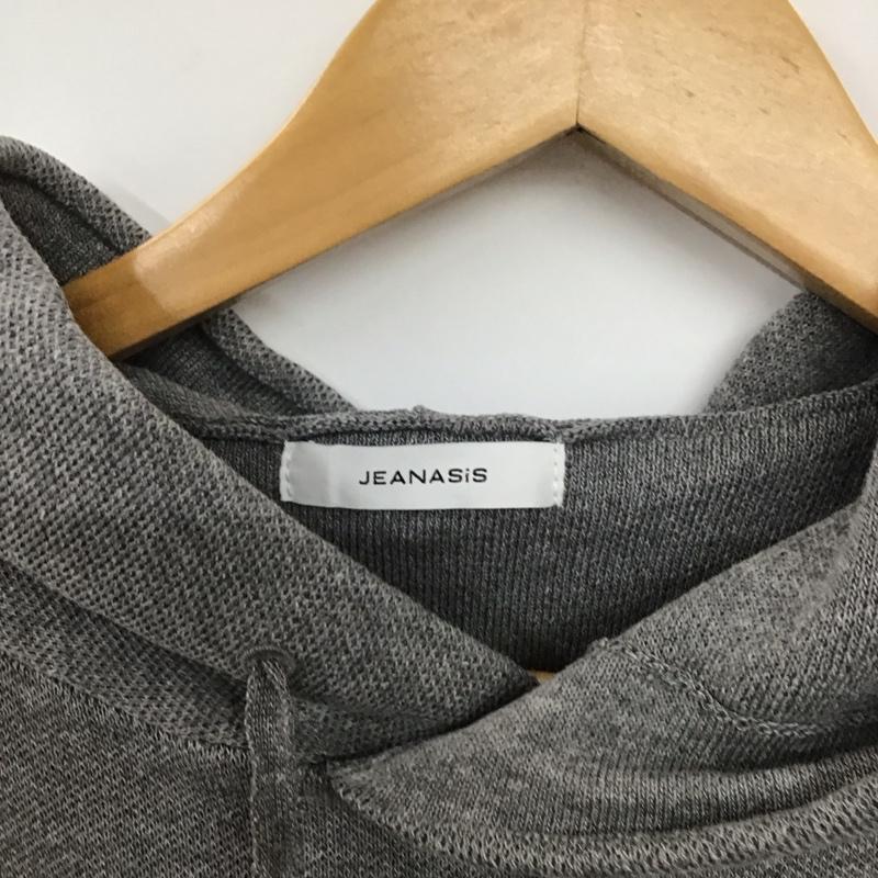 ジーナシス JEANASIS パーカー 長袖 JS064989MW プルオーバー FREE 無地 灰 / グレー / gray レディース USED 古着 中古 10157950