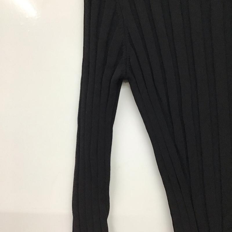 デ・プレ DES PRES カットソー 長袖 リブ スクエアネック S 無地 黒 / ブラック / black レディース USED 古着 中古 10157952