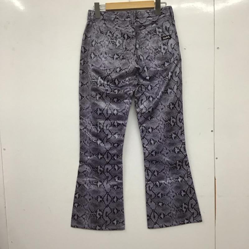 エックスガール X-girl ボトムス ボトムス 05191604 SNAKE PATTERN FLARE PANTS 2 ヘビ柄 紫 / パープル / purple レディース USED 古着 中古 10157955