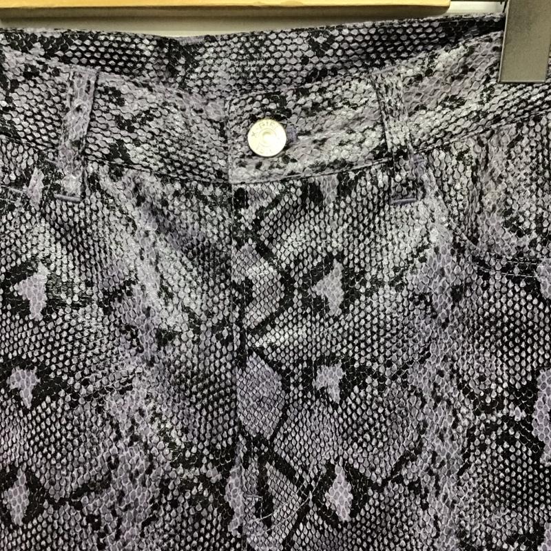 エックスガール X-girl ボトムス ボトムス 05191604 SNAKE PATTERN FLARE PANTS 2 ヘビ柄 紫 / パープル / purple レディース USED 古着 中古 10157955
