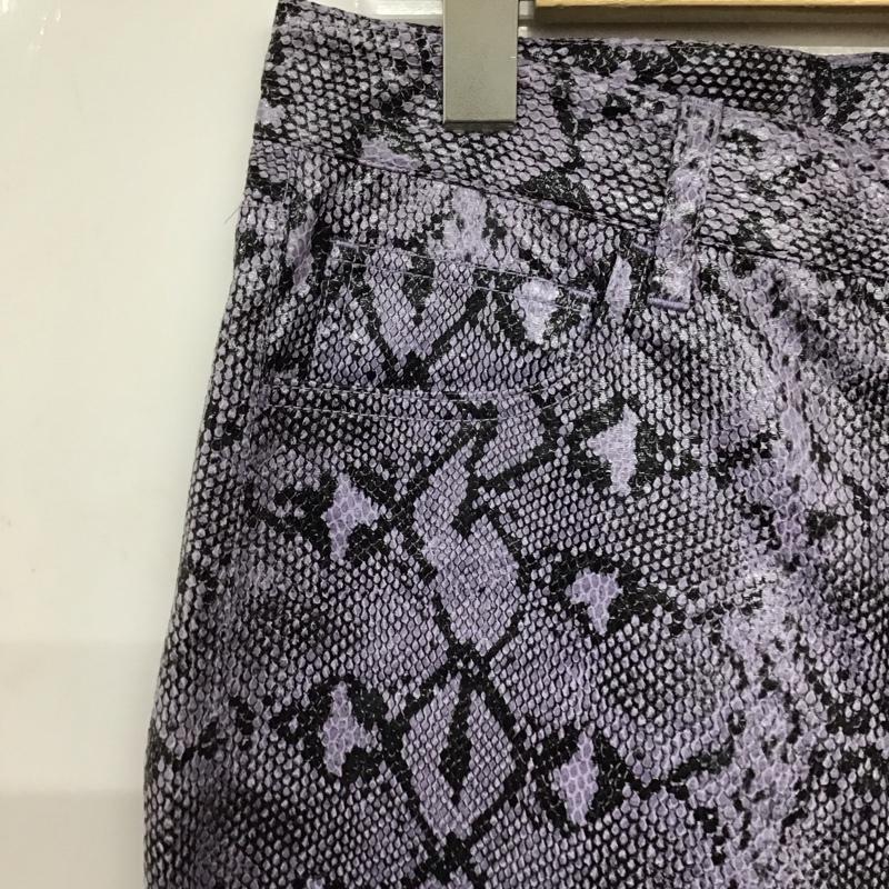 エックスガール X-girl ボトムス ボトムス 05191604 SNAKE PATTERN FLARE PANTS 2 ヘビ柄 紫 / パープル / purple レディース USED 古着 中古 10157955