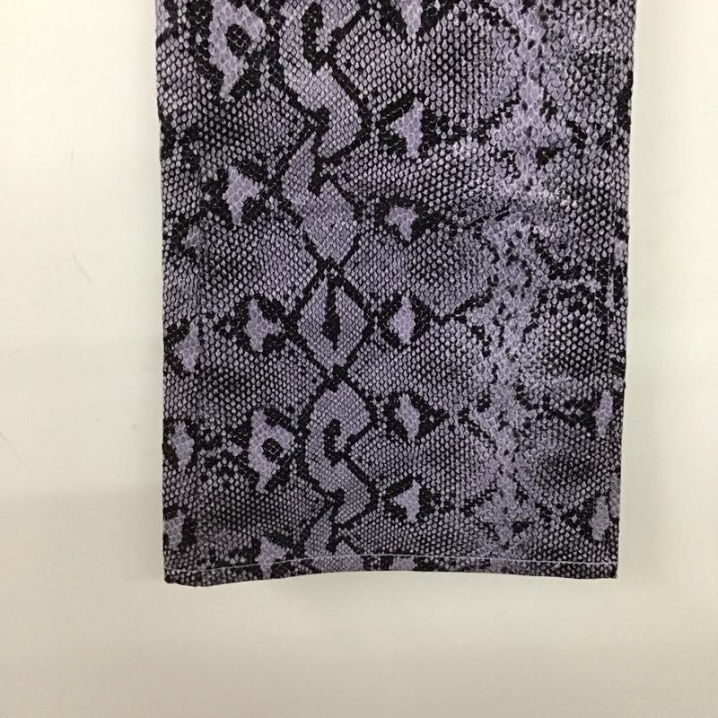 エックスガール X-girl ボトムス ボトムス 05191604 SNAKE PATTERN FLARE PANTS 2 ヘビ柄 紫 / パープル / purple レディース USED 古着 中古 10157955