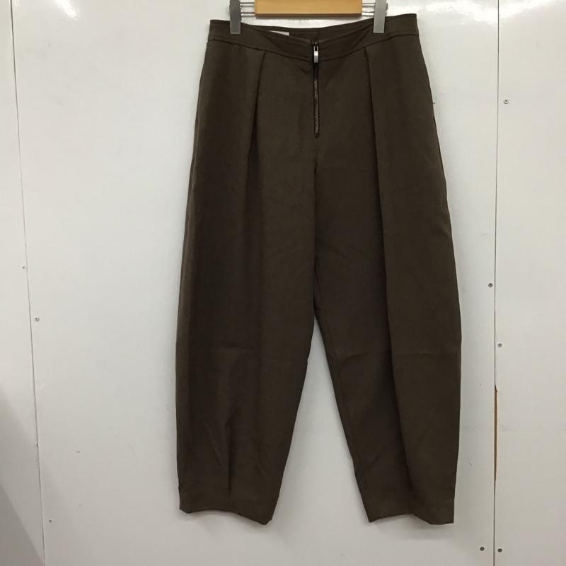 ザラ ZARA パンツ スラックス 9637 676 707 タグ付き M 無地 茶 / ブラウン / brown レディース USED 古着 中古 10157956