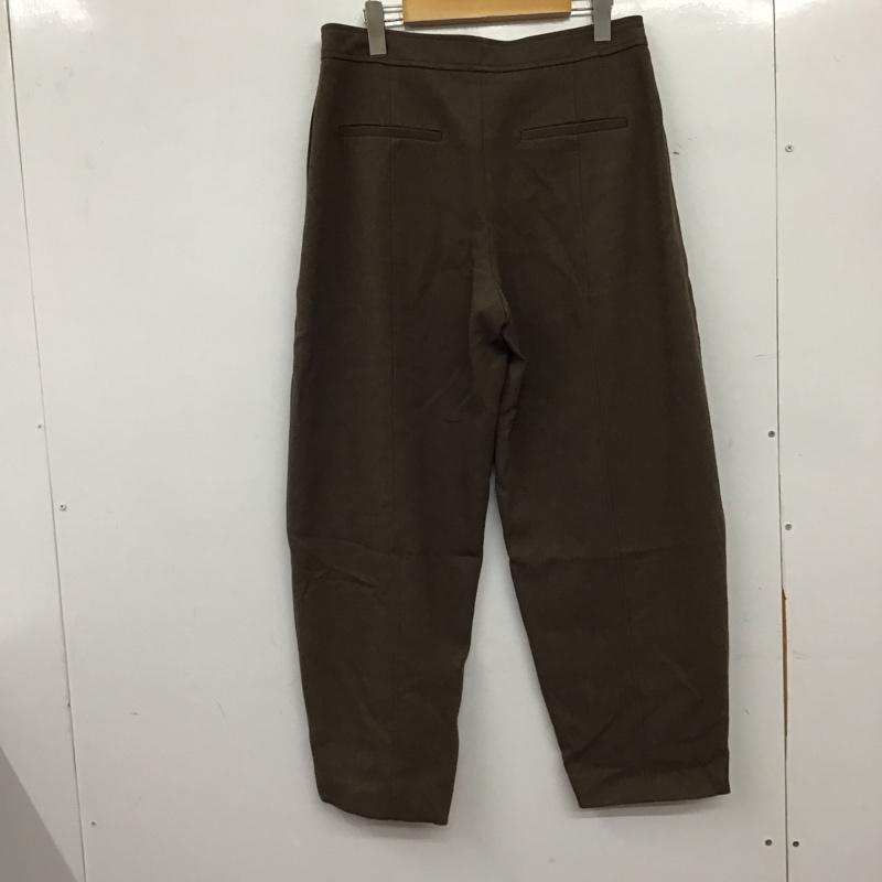 ザラ ZARA パンツ スラックス 9637 676 707 タグ付き M 無地 茶 / ブラウン / brown レディース USED 古着 中古 10157956