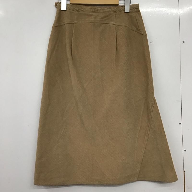 マックスマーラ MaxMara スカート ロングスカート コーデュロイ 無地 ベージュ / ベージュ / beige レディース USED 古着 中古 10157957