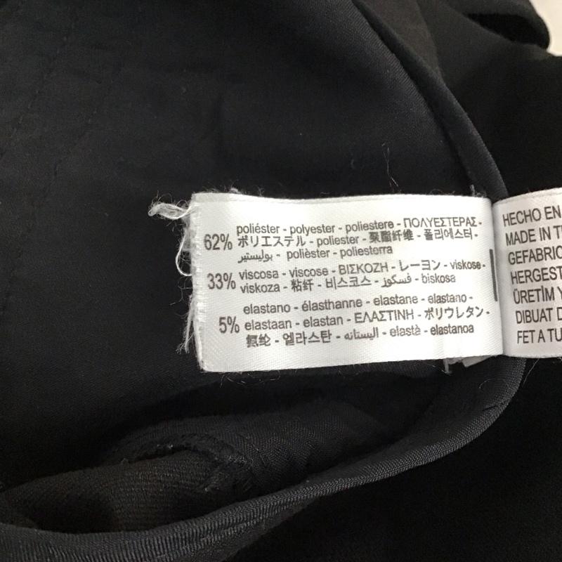 ザラ ZARA パンツ スラックス 6136 040 800 ストレッチ センタープレス 無地 黒 / ブラック / black レディース USED 古着 中古 10157959
