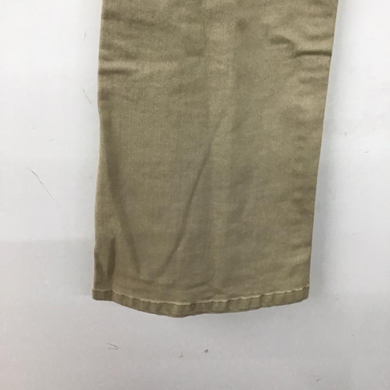 ジーナシス JEANASIS パンツ デニム、ジーンズ JS050571AA ストレッチ フレアパンツ M ロゴ、文字 ベージュ / ベージュ / beige レディース USED 古着 中古 10157960