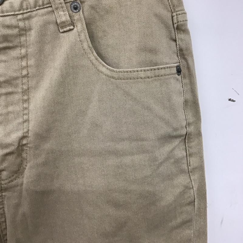 ジーナシス JEANASIS パンツ デニム、ジーンズ JS050571AA ストレッチ フレアパンツ M ロゴ、文字 ベージュ / ベージュ / beige レディース USED 古着 中古 10157960