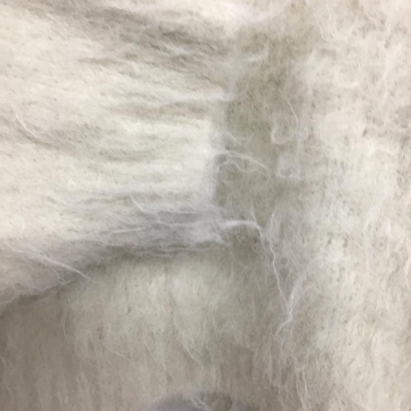 ヘザー Heather ニット、セーター 長袖 HE060630TS クルーネック ショート丈 FREE 無地 オフホワイト / オフホワイト / レディース USED 古着 中古 10157963