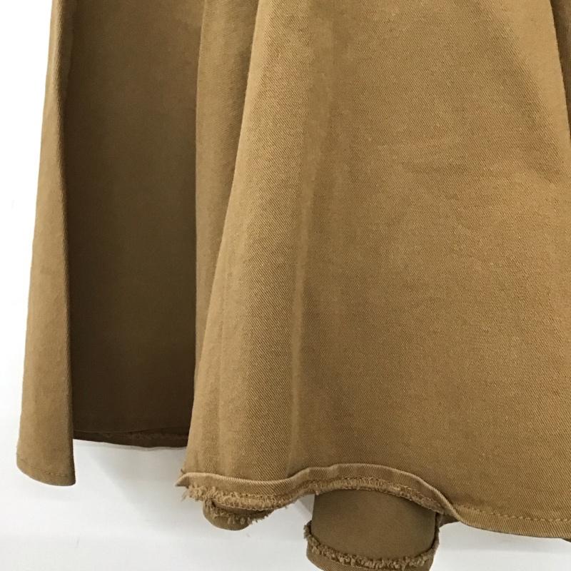 ラルフローレン RALPHLAUREN スカート ロングスカート 膝下丈スカート 無地 茶 / ブラウン / brown レディース USED 古着 中古 10157969