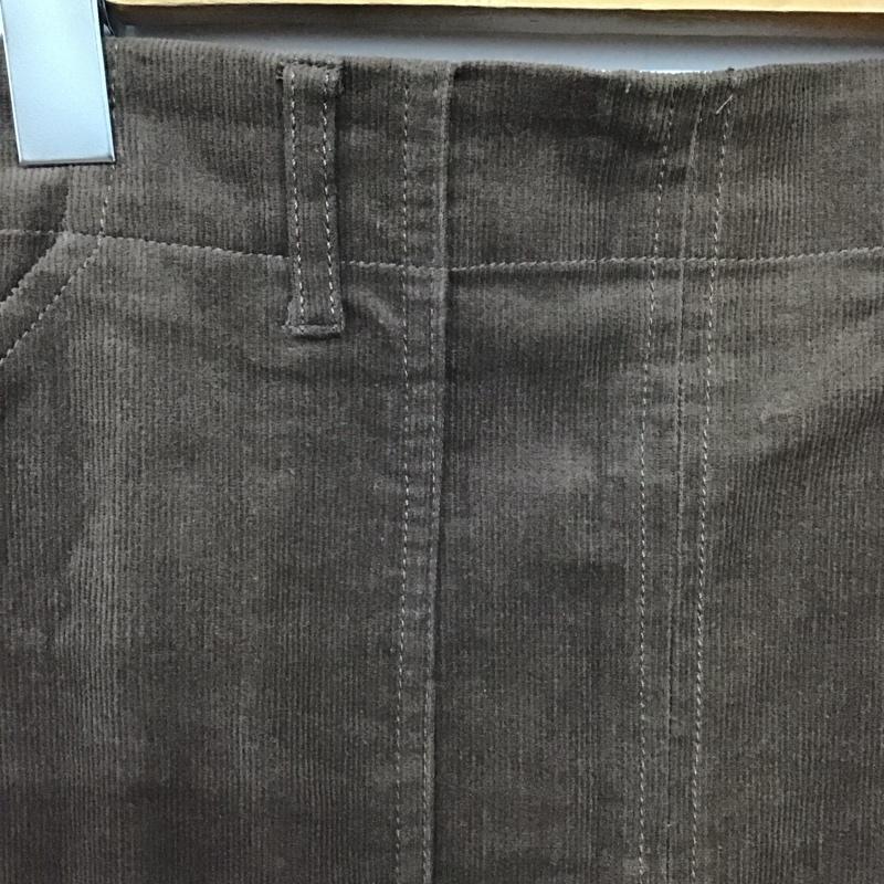 ムルーア MURUA スカート ロングスカート 011940800801 コーデュロイペンシルスカート スリット M 無地 茶 / ブラウン / brown レディース USED 古着 中古 10157970