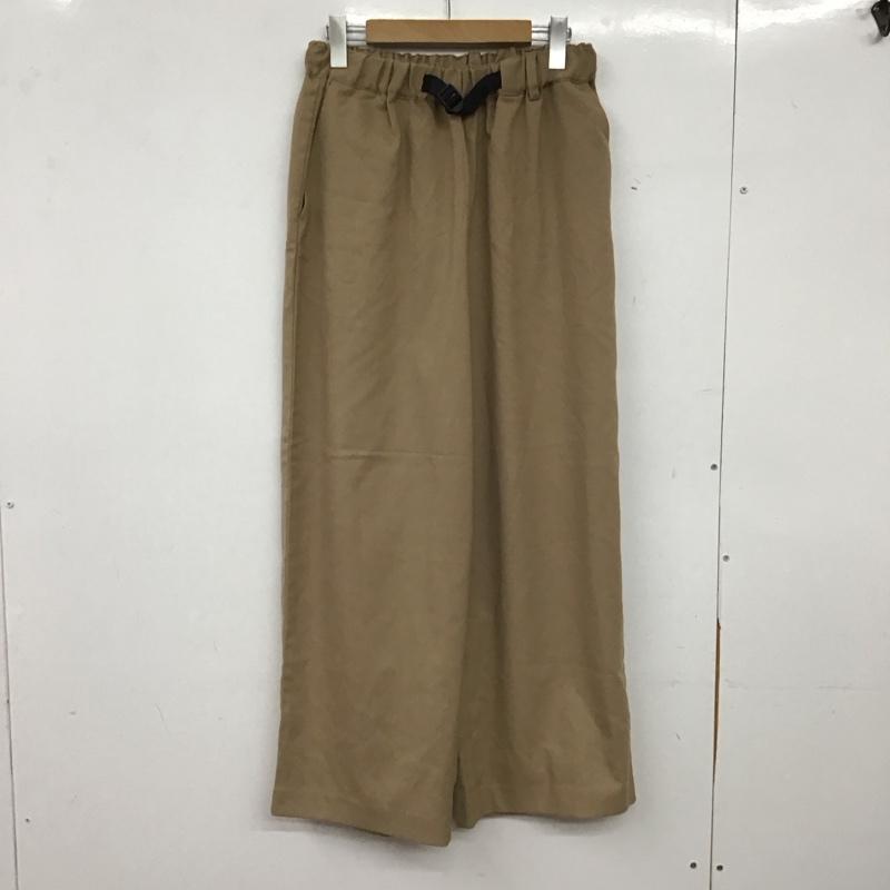ニコアンド niko and... ボトムス ボトムス S204CL02FL ワイドパンツ M 無地 ベージュ / ベージュ / beige レディース USED 古着 中古 10157972