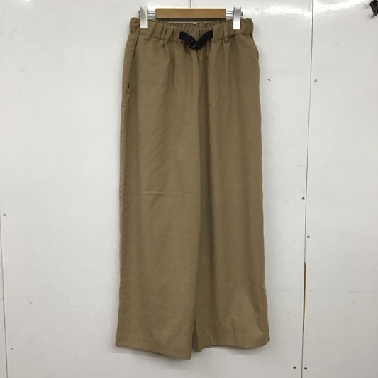 ニコアンド niko and... ボトムス ボトムス S204CL02FL ワイドパンツ M 無地 ベージュ / ベージュ / beige レディース USED 古着 中古 10157972