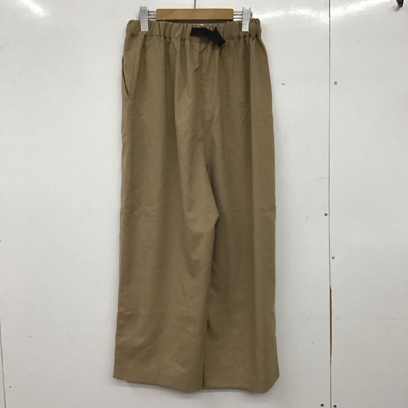 ニコアンド niko and... ボトムス ボトムス S204CL02FL ワイドパンツ M 無地 ベージュ / ベージュ / beige レディース USED 古着 中古 10157972