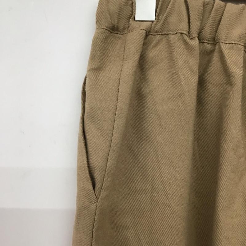 ニコアンド niko and... ボトムス ボトムス S204CL02FL ワイドパンツ M 無地 ベージュ / ベージュ / beige レディース USED 古着 中古 10157972