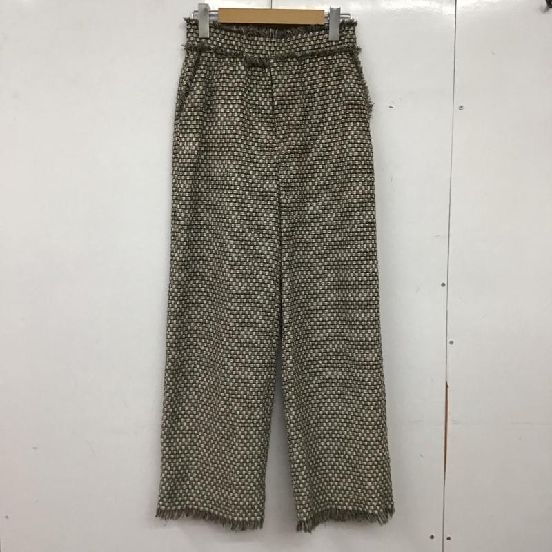 ジーナシス JEANASIS ボトムス ボトムス JS050533MW ミックスツイードワイドパンツ FREE チェック マルチカラー / マルチカラー / multicolor レディース USED 古着 中古 10157975