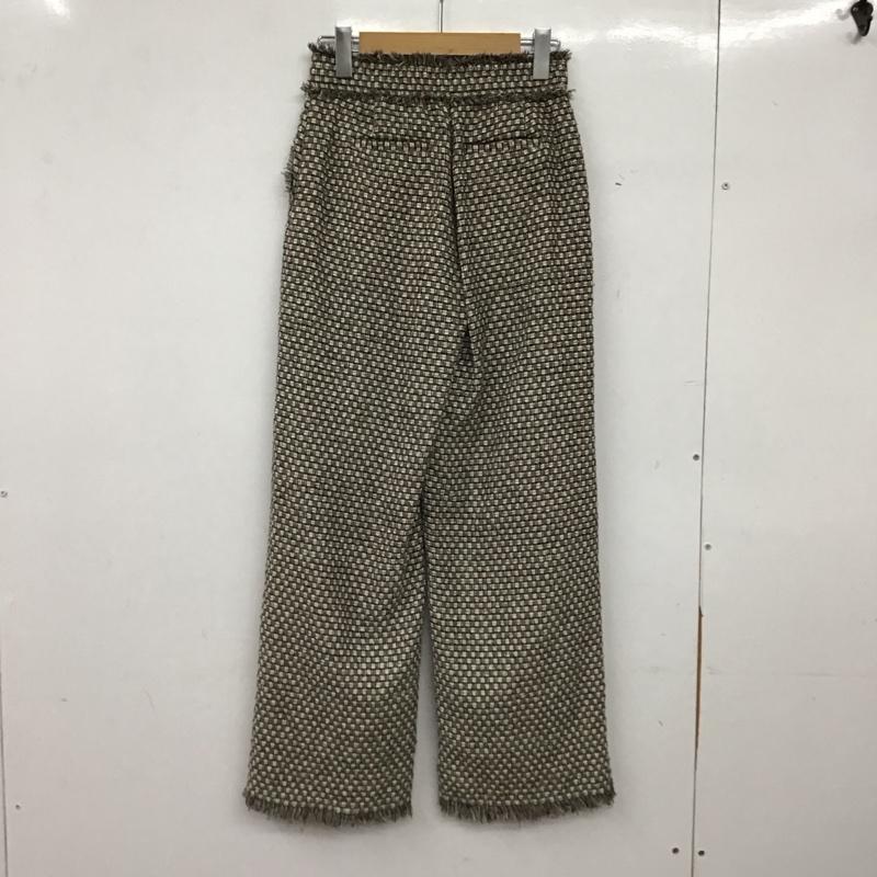 ジーナシス JEANASIS ボトムス ボトムス JS050533MW ミックスツイードワイドパンツ FREE チェック マルチカラー / マルチカラー / multicolor レディース USED 古着 中古 10157975