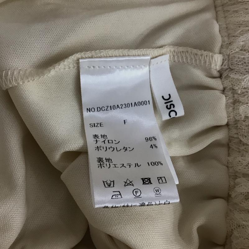 ディスコート Discoat スカート ロングスカート DCZ10A2301A0001 レースナロースカート FREE  アイボリー / アイボリー / レディース USED 古着 中古 10157984