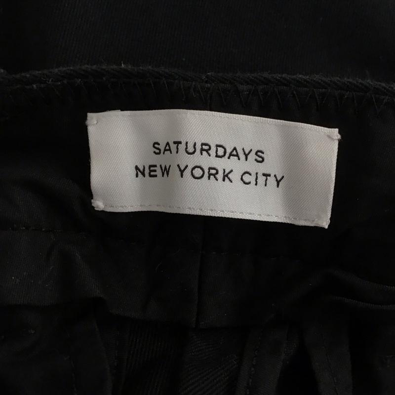 サタデーズ ニューヨークシティ Saturdays NYC パンツ ワークパンツ、ペインターパンツ ワークパンツ ワイドパンツ カジュアルパンツ 29インチ 無地 黒 / ブラック / black メンズ USED 古着 中古 10157989