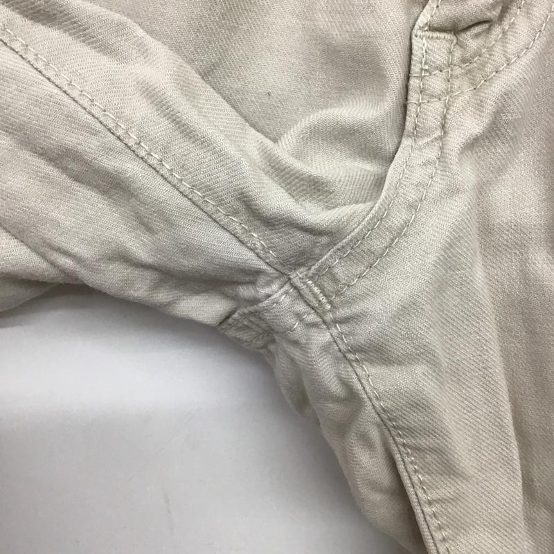 ラコステ LACOSTE パンツ デニム、ジーンズ カジュアルパンツ スリムパンツ フレア 無地 アイボリー / アイボリー / メンズ USED 古着 中古 10157992