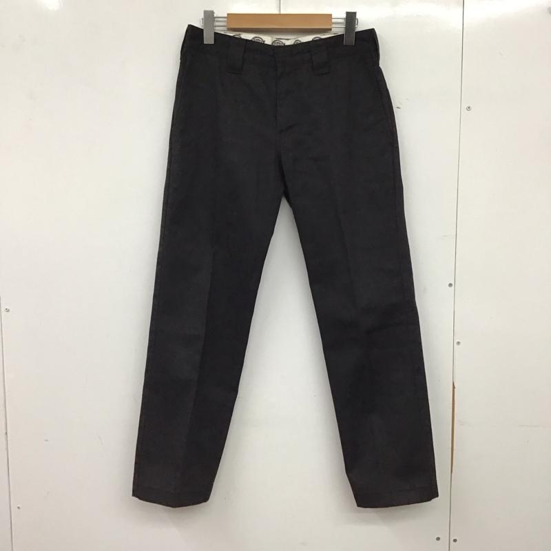 ディッキーズ Dickies パンツ ワークパンツ、ペインターパンツ ワークパンツ ワイドパンツ カジュアルパンツ 28インチ ロゴ、文字 黒 / ブラック / black メンズ USED 古着 中古 10157993