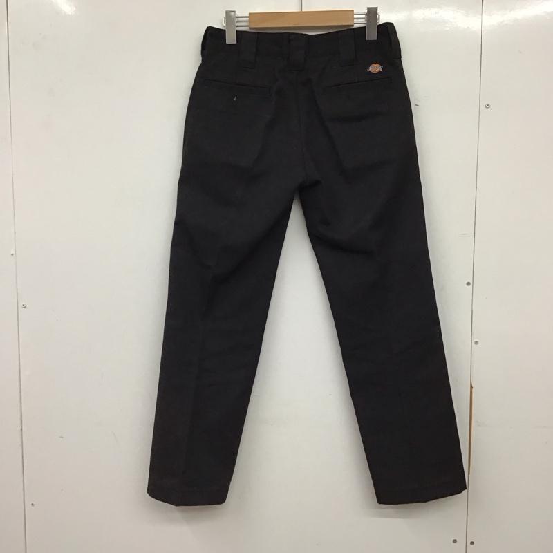 ディッキーズ Dickies パンツ ワークパンツ、ペインターパンツ ワークパンツ ワイドパンツ カジュアルパンツ 28インチ ロゴ、文字 黒 / ブラック / black メンズ USED 古着 中古 10157993