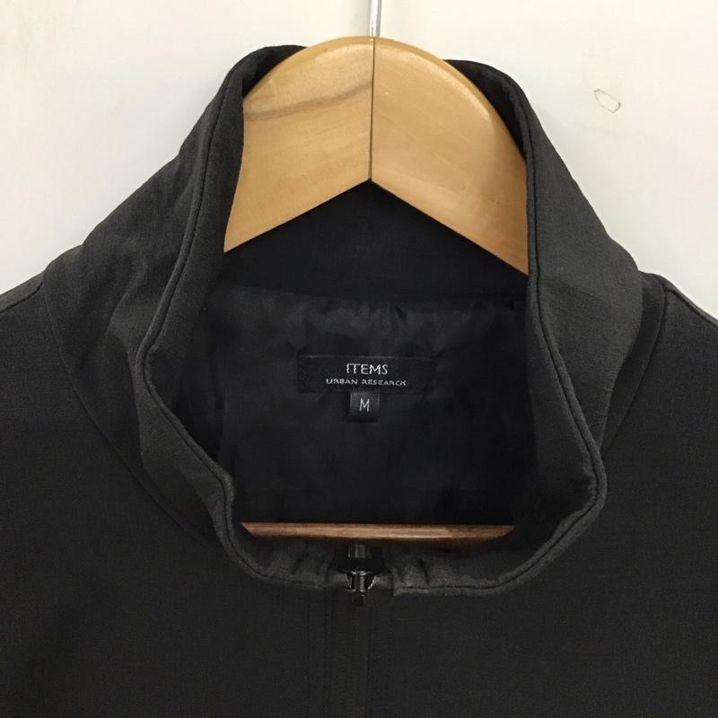 アイテムズ アーバンリサーチ ITEMS URBAN RESEARCH ジャケット、上着 ジャンパー、ブルゾン プルオーバージャケットパーカー アウター M 無地 黒 / ブラック / black メンズ USED 古着 中古 10157994