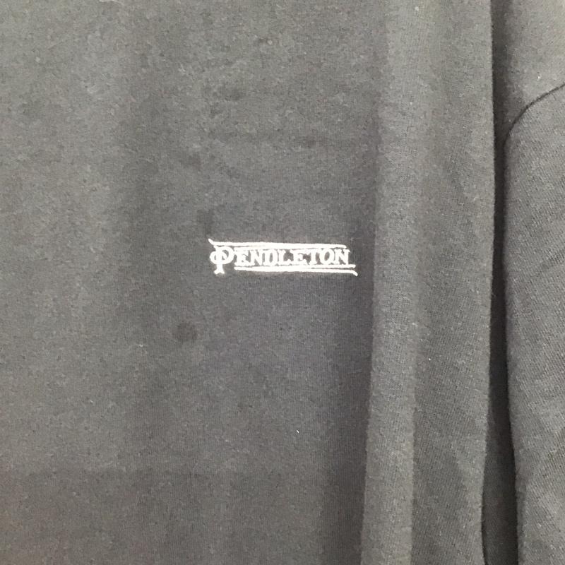 ペンドルトン PENDLETON Tシャツ 半袖 半袖カットソー プリントTシャツ クルーネックカットソー L ロゴ、文字 紺 / ネイビー / navy メンズ USED 古着 中古 10157995