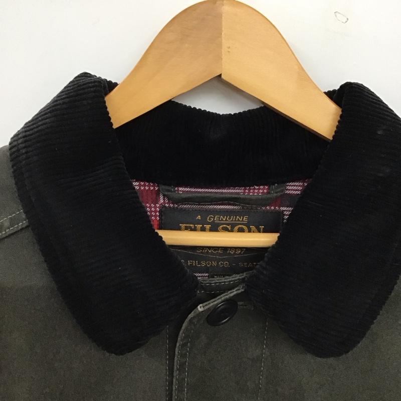 フィルソン FILSON ジャケット、上着 ジャンパー、ブルゾン 8051-45-30017 キャンバスアウトフィッター ジャケット L 無地 カーキ / カーキ / khaki メンズ USED 古着 中古 10157997