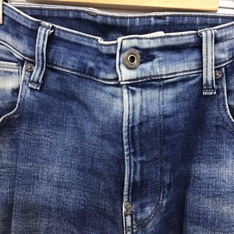 ジースターロゥ G-STAR RAW パンツ デニム、ジーンズ デニムパンツ スリムパンツ カジュアルパンツ ストレッチパンツ 33インチ 無地 インディゴ / インディゴ / Indigo メンズ USED 古着 中古 10158000