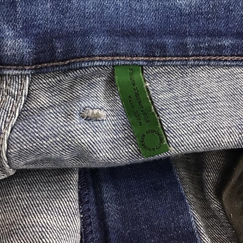 ジースターロゥ G-STAR RAW パンツ デニム、ジーンズ デニムパンツ スリムパンツ カジュアルパンツ ストレッチパンツ 33インチ 無地 インディゴ / インディゴ / Indigo メンズ USED 古着 中古 10158000