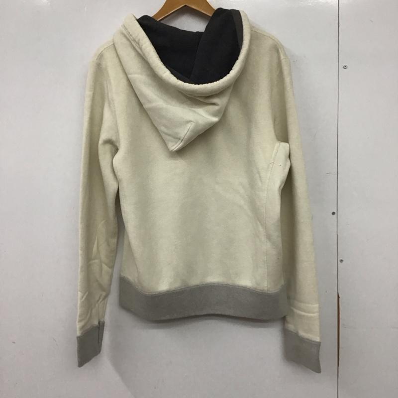 アバクロンビーアンドフィッチ ABERCROMBIE&FITCH パーカー 長袖 ジップアップパーカー 長袖パーカー カジュアルジャケット S ロゴ、文字 アイボリー / アイボリー / メンズ USED 古着 中古 10158001