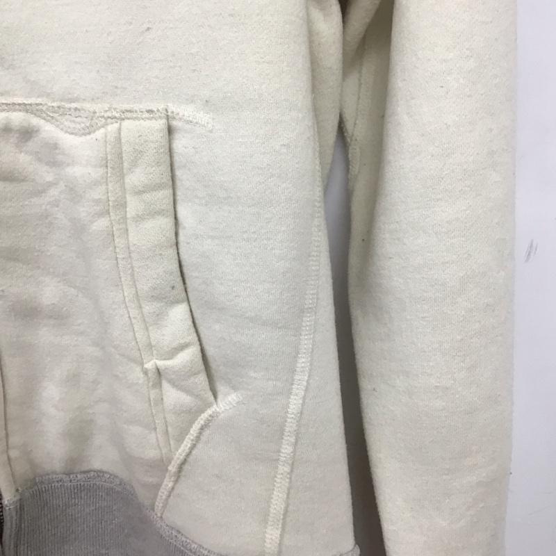 アバクロンビーアンドフィッチ ABERCROMBIE&FITCH パーカー 長袖 ジップアップパーカー 長袖パーカー カジュアルジャケット S ロゴ、文字 アイボリー / アイボリー / メンズ USED 古着 中古 10158001