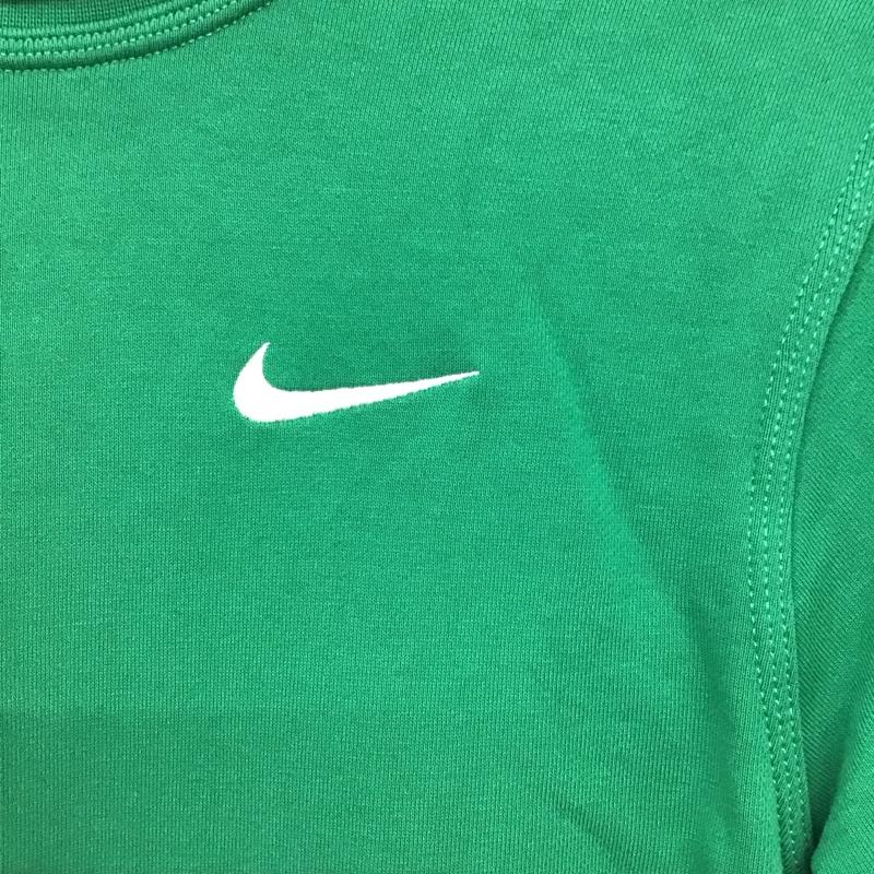 ナイキ NIKE トレーナー 長袖 長袖トレーナー スウェット クルーネック プルオーバー S ロゴ、文字 緑 / グリーン / green メンズ USED 古着 中古 10158005