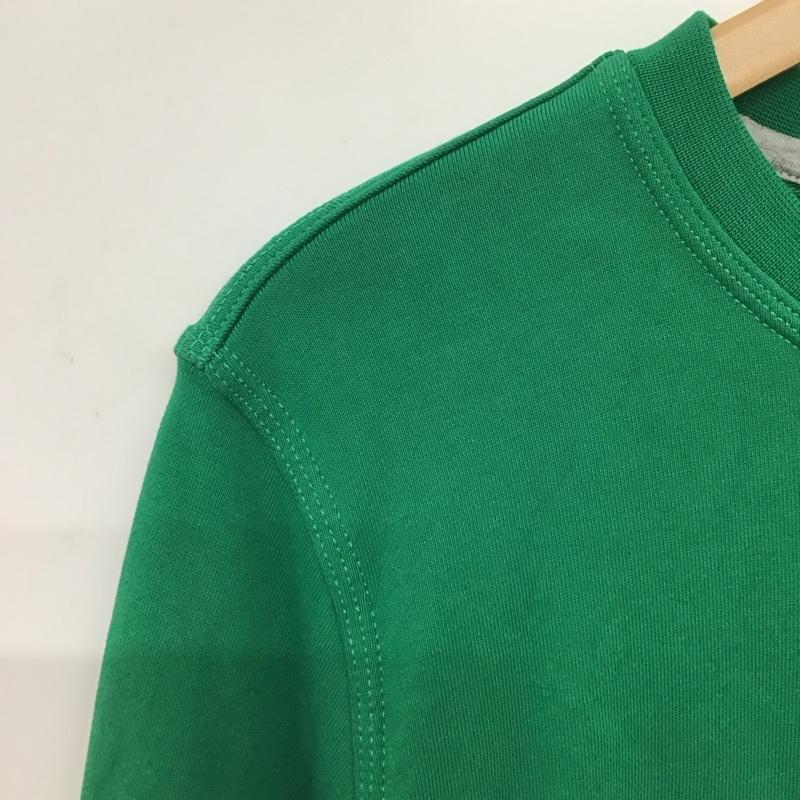 ナイキ NIKE トレーナー 長袖 長袖トレーナー スウェット クルーネック プルオーバー S ロゴ、文字 緑 / グリーン / green メンズ USED 古着 中古 10158005